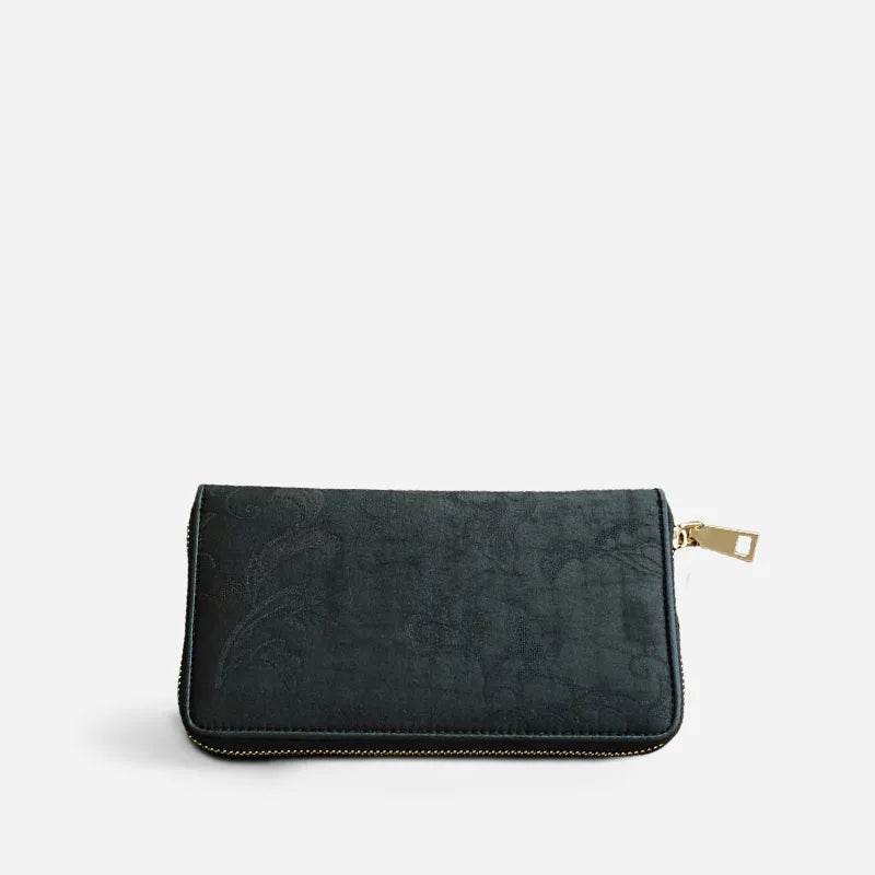 Xiangyunsha Silk Cloud Brocade Heritage Clutch Wallet - Image 6