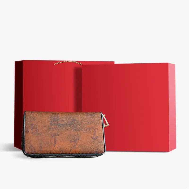 Xiangyunsha Silk Cloud Brocade Heritage Clutch Wallet - Image 8