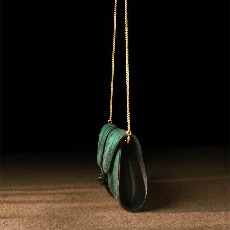 Xiangyunsha Silk Vintage New Chinese-Style Evening Clutch Wallet - Image 5