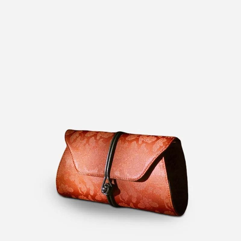 Xiangyunsha Silk Vintage New Chinese-Style Evening Clutch Wallet - Image 20