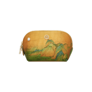 Chinese Ancient Painting Mulberry Silk Luxury Clutch Bag Wallet