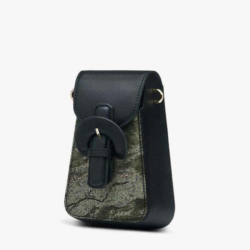 Woven Brocade Vintage Shoulder Phone Bag - Image 4